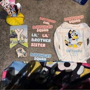 Bluey Decorations and Iron ons